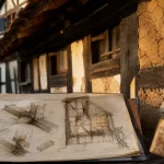 Architecture alsacienne : colombages et charpente traditionnelle