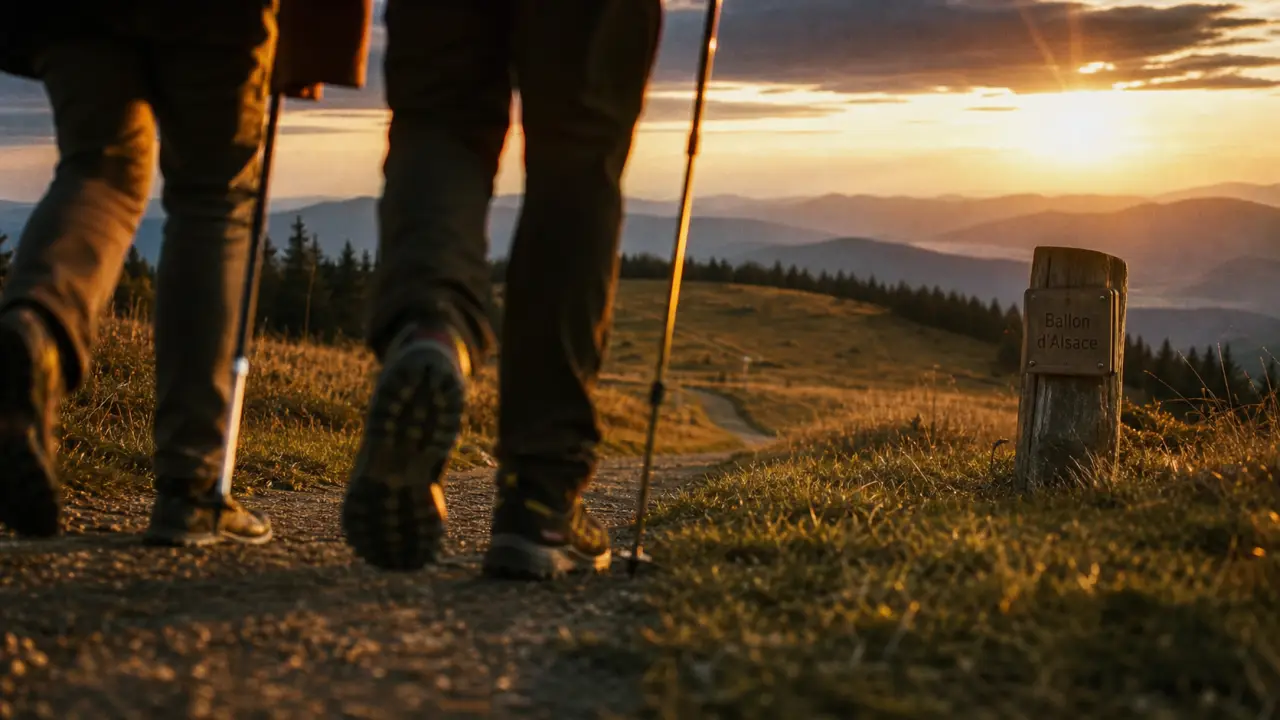 Balon d alsace : randonnée golden hour au sommet