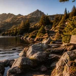 Lac blanc vosges : vue au bord du lac d’altitude