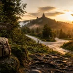 Le Donon Vosges : col et temple, randonnée en forêt