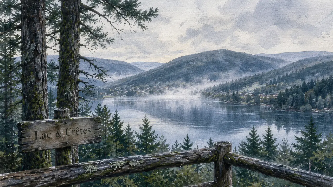 Les plus beaux endroits des Vosges : lac de Gérardmer et crêtes