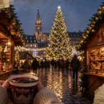 Marchés de noel strasbourg 2025 : chalets de Noël et sapin illuminé