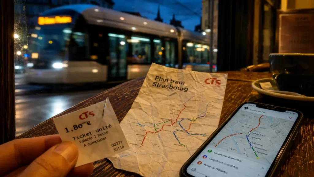 Plan tram Strasbourg : lignes et correspondances CTS