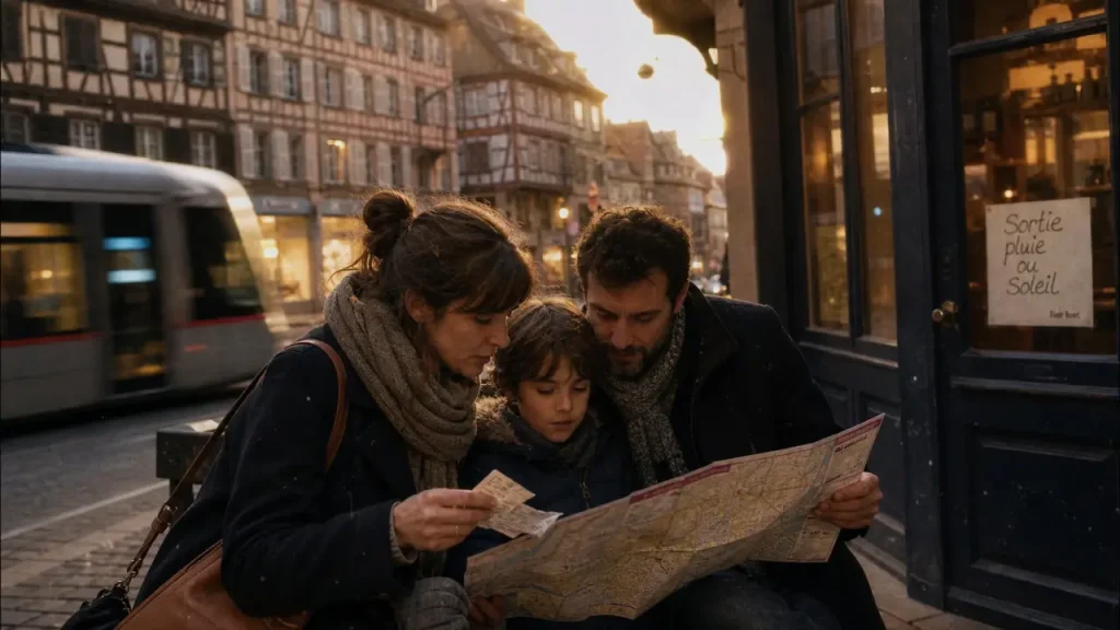 Sortir en alsace ce week end bas-rhin : ruelle de Strasbourg pluie ou soleil