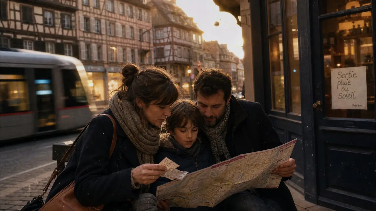 Sortir en alsace ce week end bas-rhin : ruelle de Strasbourg pluie ou soleil