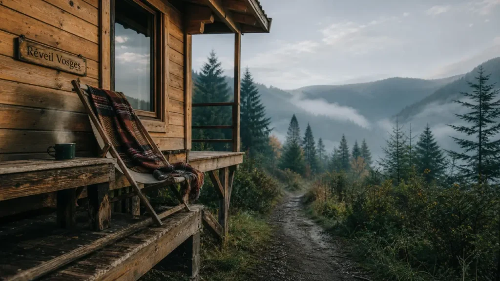 Week end insolite alsace : cabane sur pilotis dans les Vosges