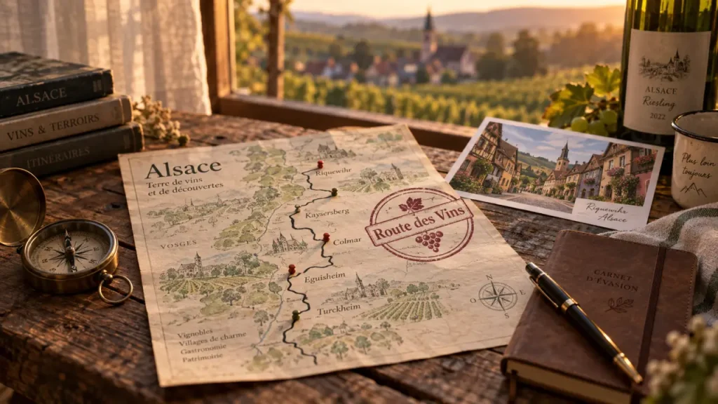 Beaux villages et carte touristique d’Alsace : le circuit qui évite les détours
