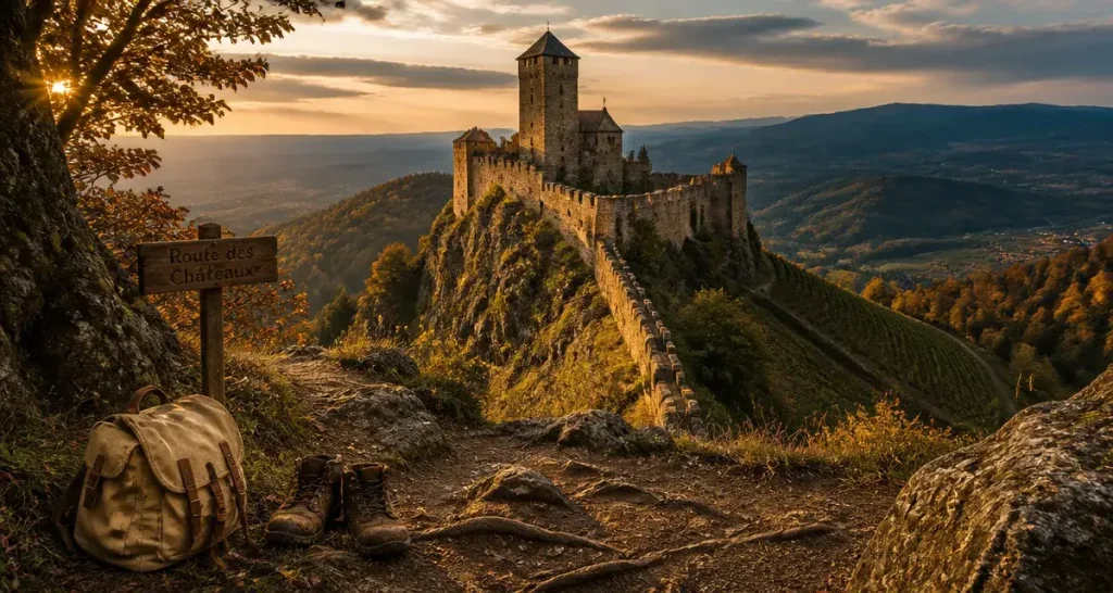 Château fort en Alsace à visiter : ruines perchées, donjons et pièges à éviter
