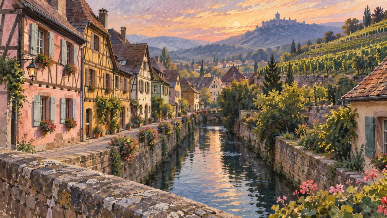 Coin a visiter en alsace : Eguisheim, vignes et Haut-Koenigsbourg