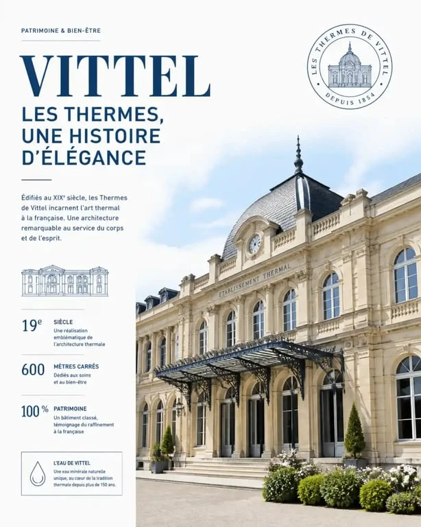 Thermes historiques de Vittel, une escale culturelle dans les Vosges
