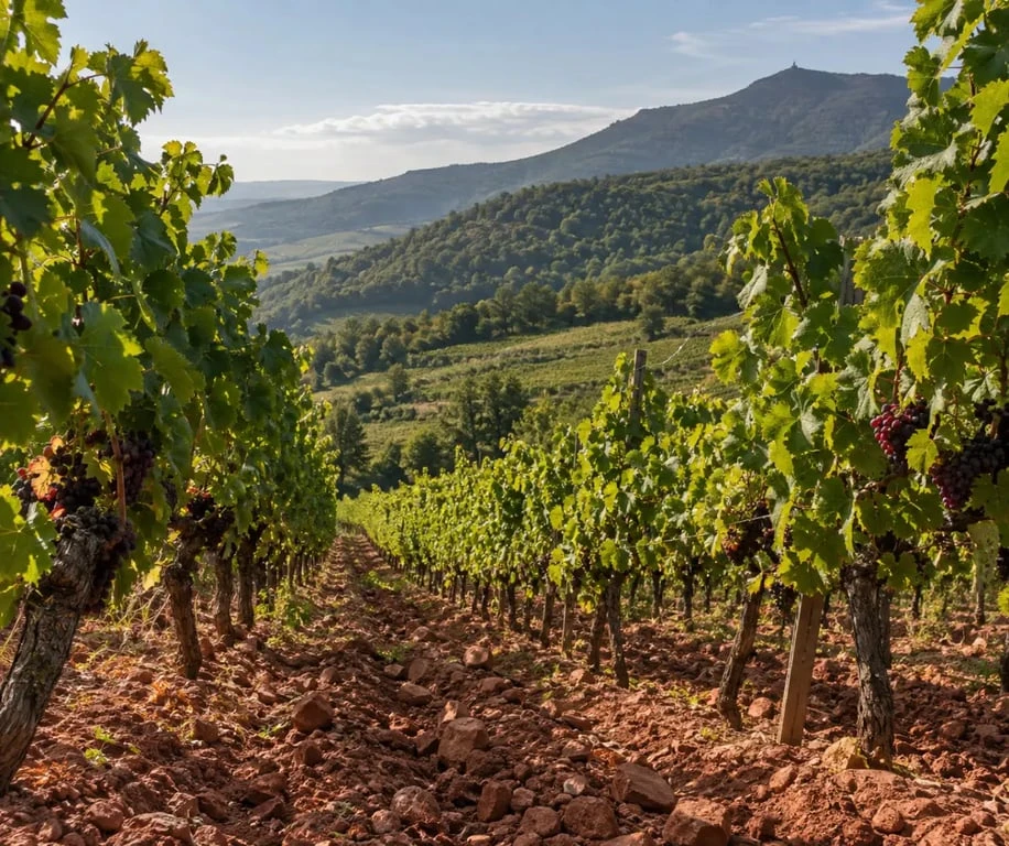 Vignoble d’Ottrott au pied du Mont Sainte-Odile pour découvrir le rouge ottrott