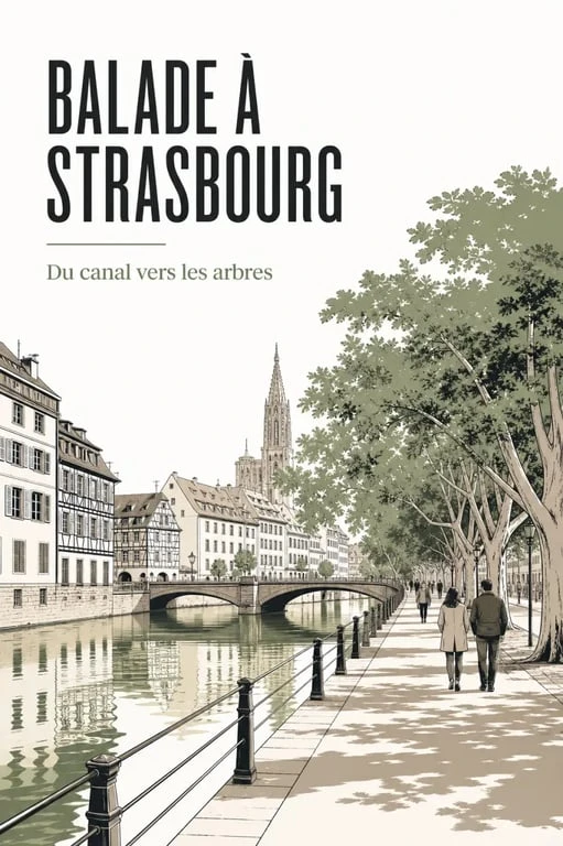 Balades Strasbourg le long d’un canal entre centre historique et nature