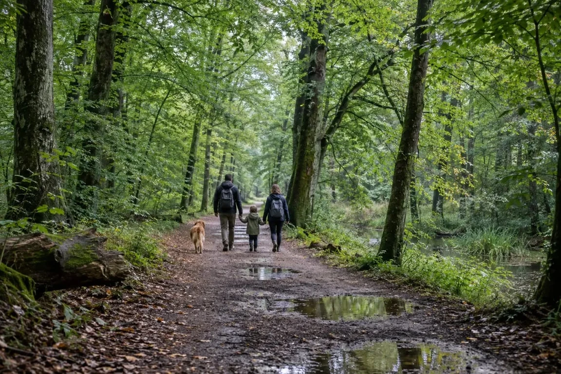 Balade en forêt près de Strasbourg dans le massif du Neuhof