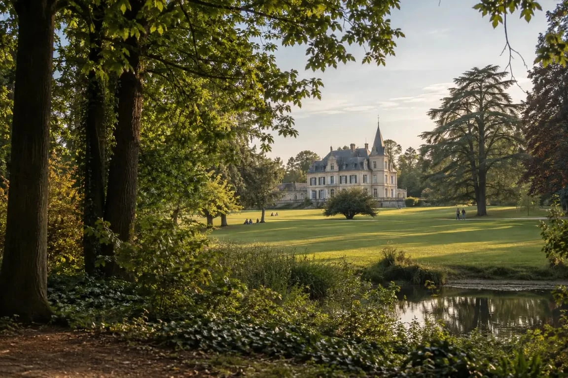 Balade en forêt près de Strasbourg au parc du château de Pourtalès