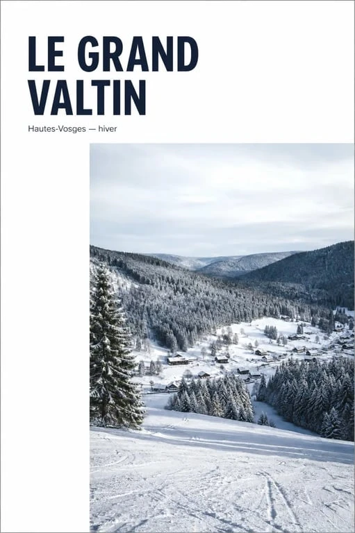Le Grand Valtin dans les Vosges, hameau de montagne et petite station de ski familiale