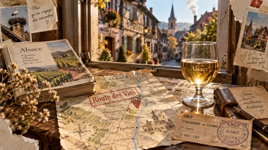Où loger en Alsace pour visiter : carte route des vins et vin