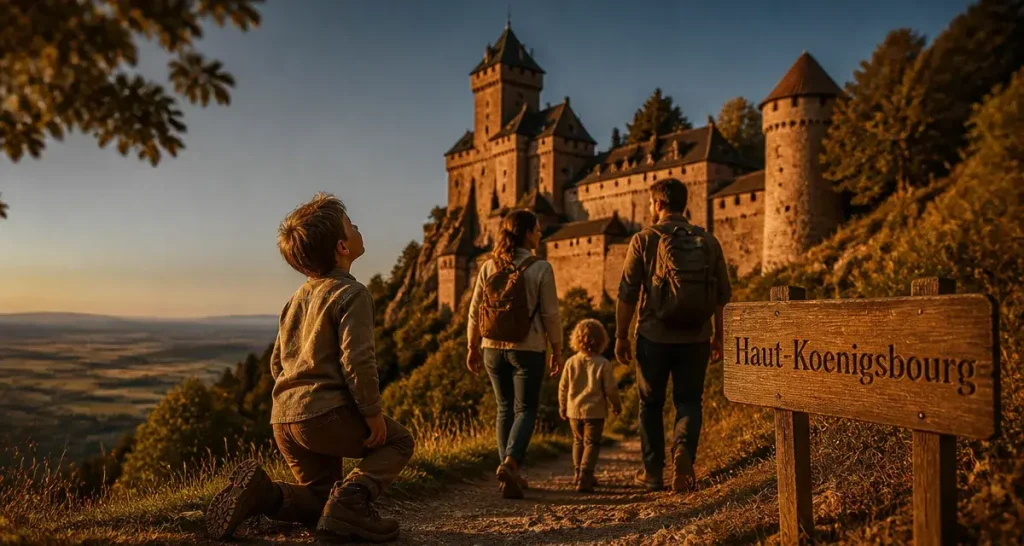 Que faire en Alsace avec des enfants : Haut-Koenigsbourg en famille