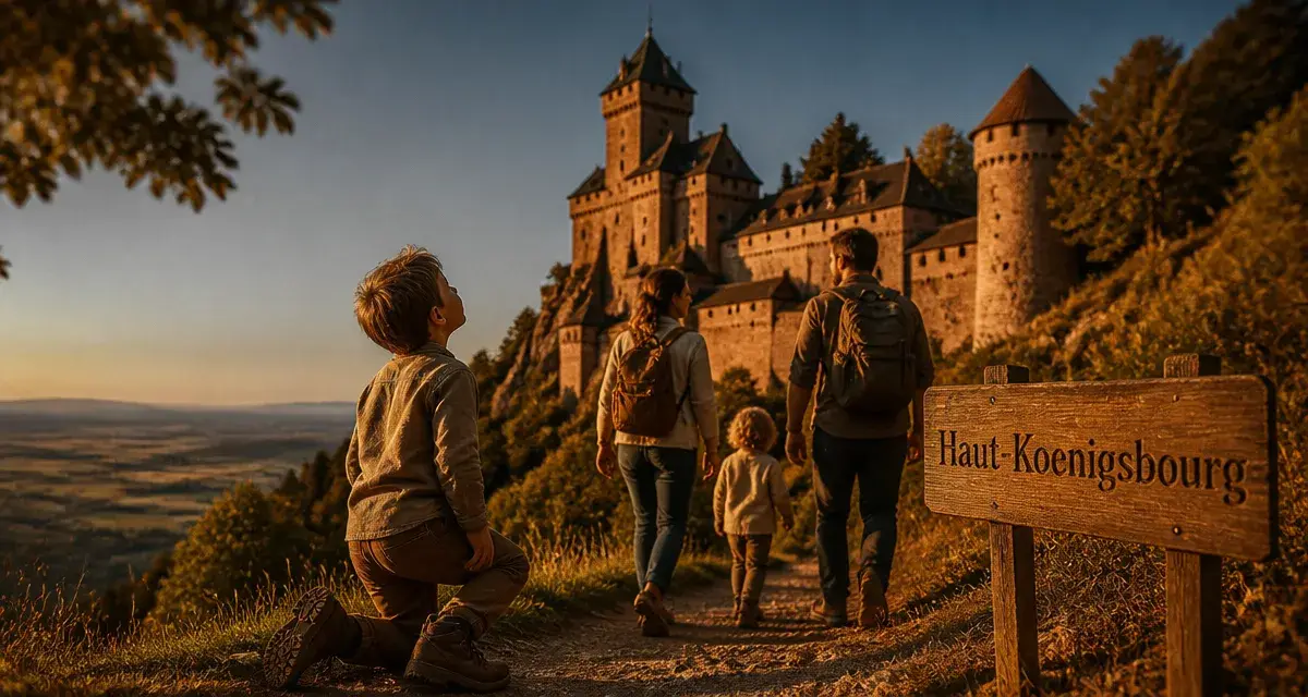 Que faire en Alsace avec des enfants : Haut-Koenigsbourg en famille