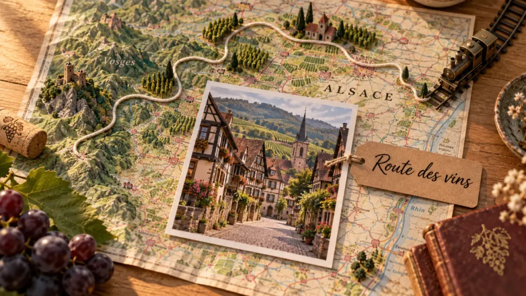 Que peut on visiter en alsace : village alsacien et route des vins