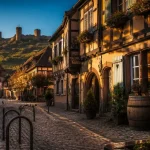 Que visiter a ribeauville alsace : rue de Ribeauvillé, châteaux et vignoble