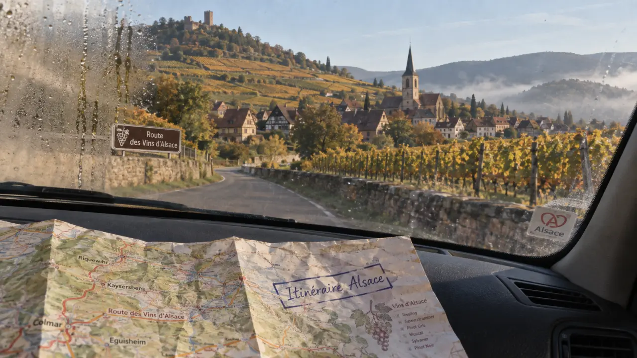 Que visiter en alsace aujourd hui : route des vins en voiture