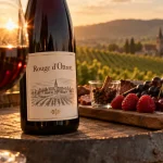 Rouge d’Ottrott, pinot noir alsacien en verre rubis