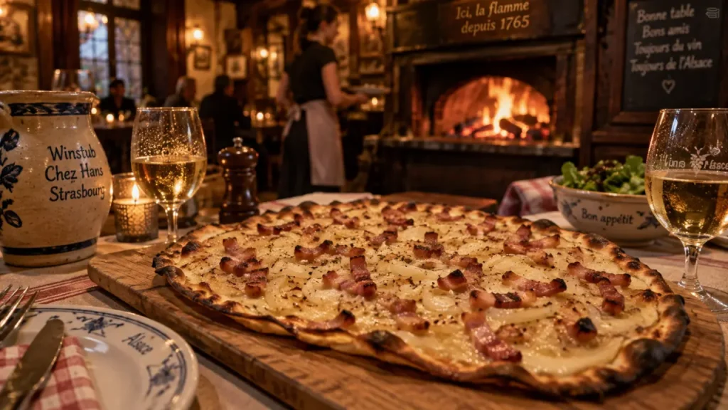 Tarte flambées strasbourg : winstub traditionnelle