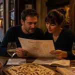 Week end oenologie alsace : table en winstub, dégustation vin blanc, ruelle alsacienne