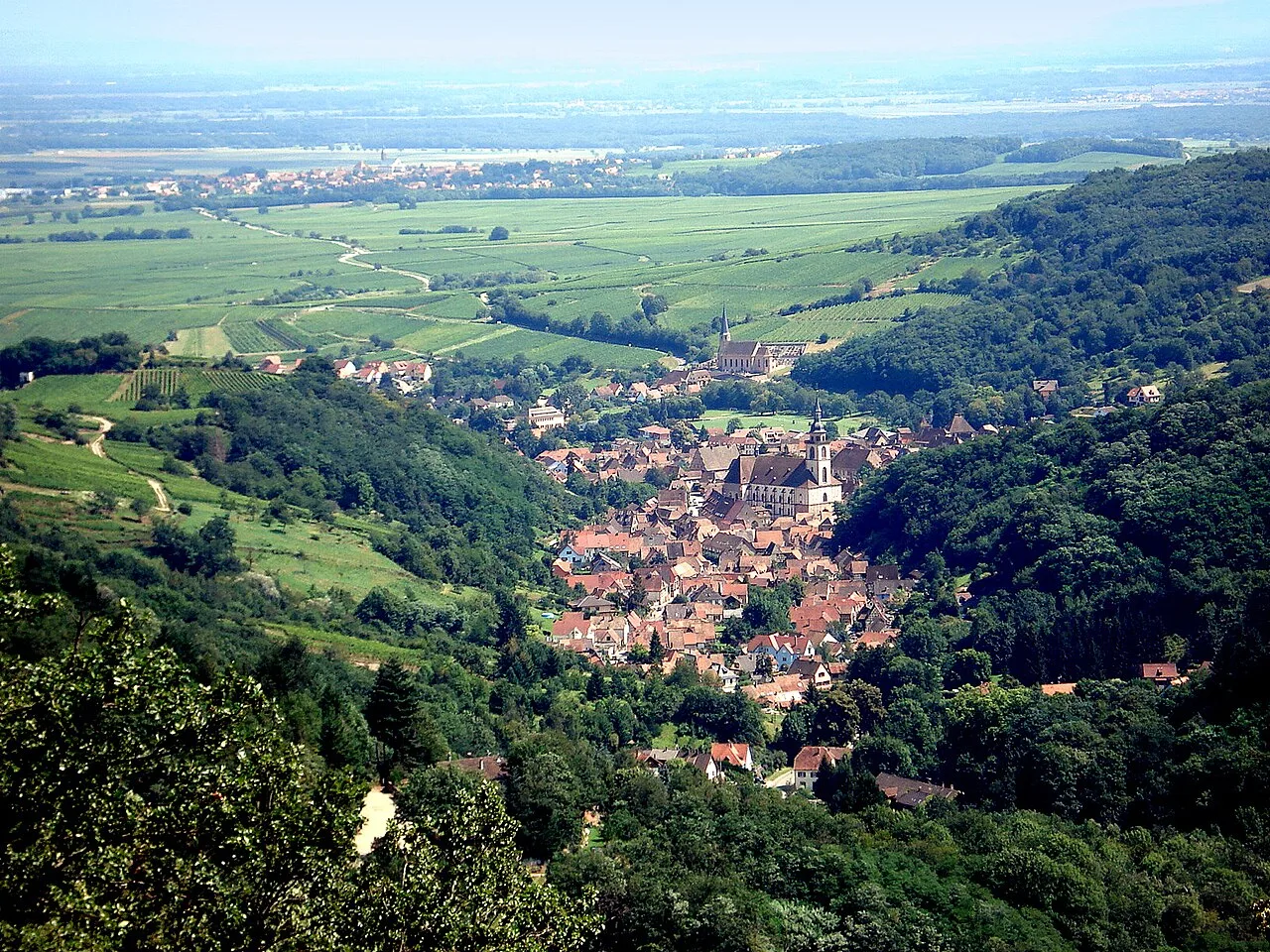 Vue de Andlau