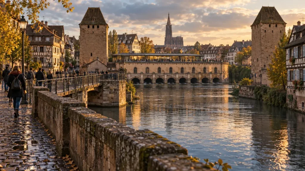 Balade dans la Petite France à Strasbourg : 5,2 km de canaux, de ponts et de vues sur la ville