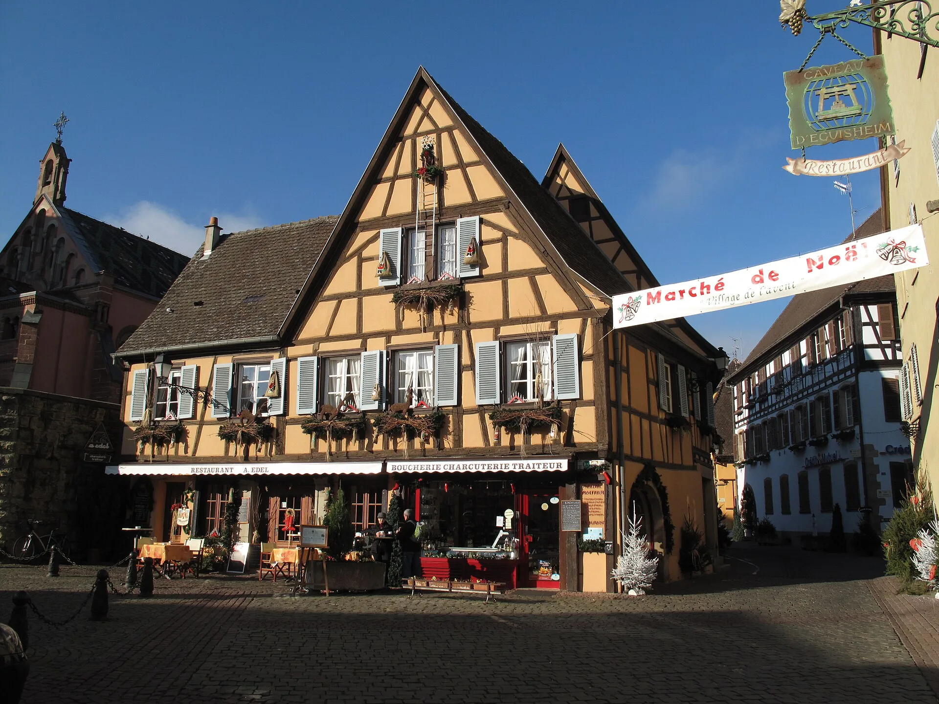 Le marché de Noël d'Eguisheim lors d'une précédente édition