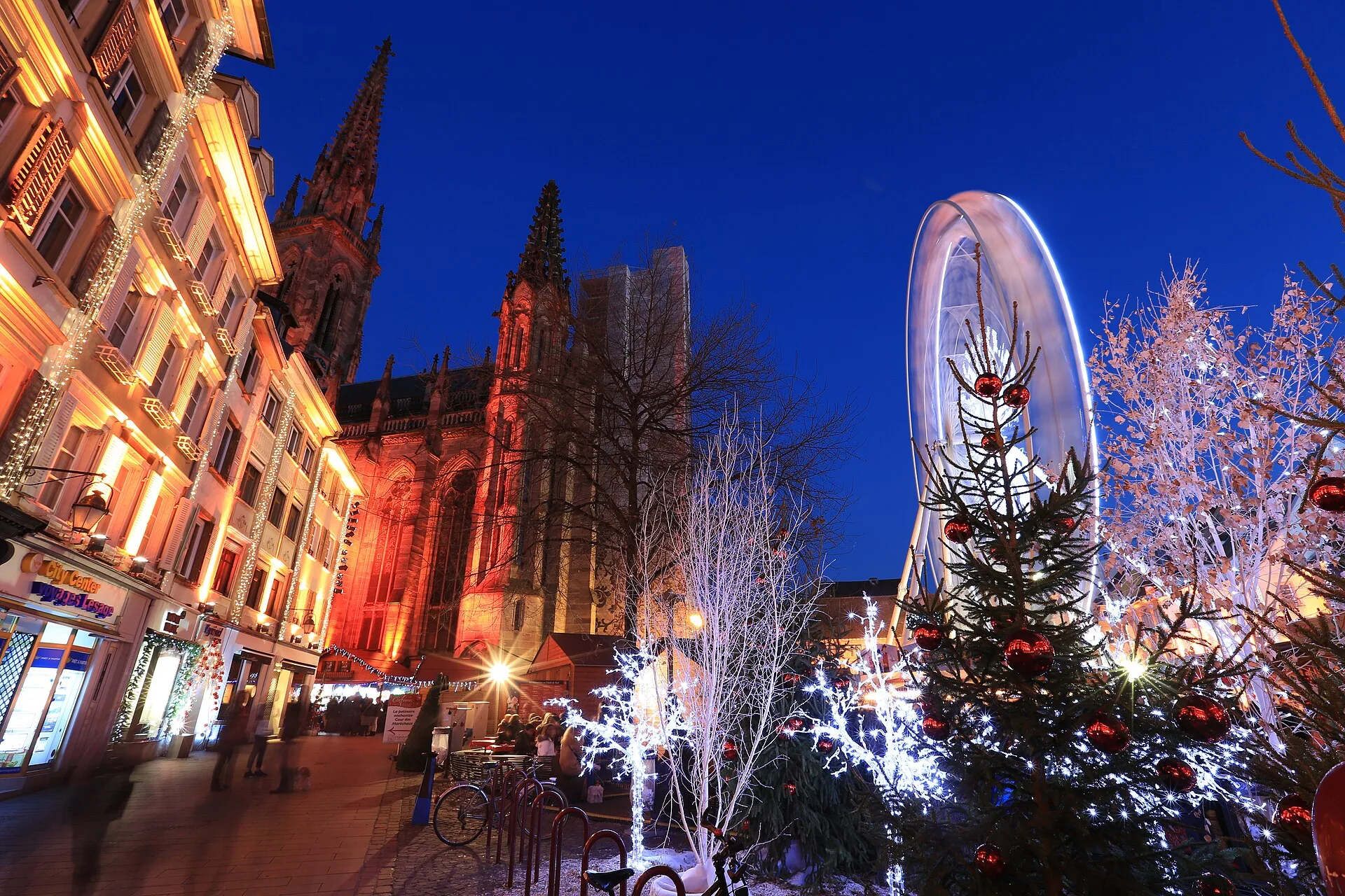 Marché de Noël de Mulhouse, photographié en 2015