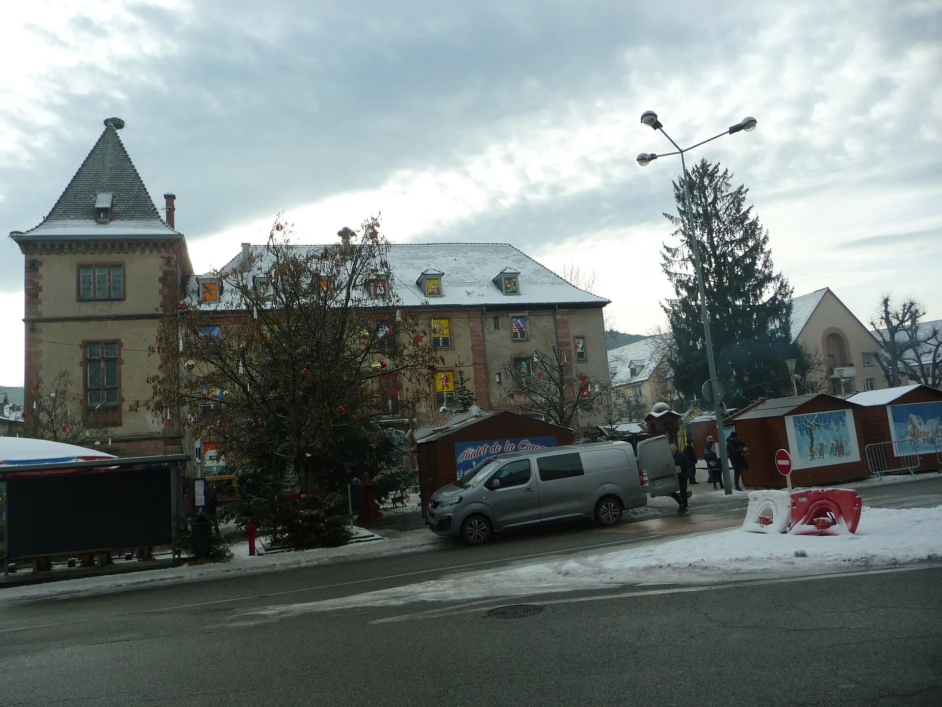 Marché de Noël de Munster, photographié en 2022