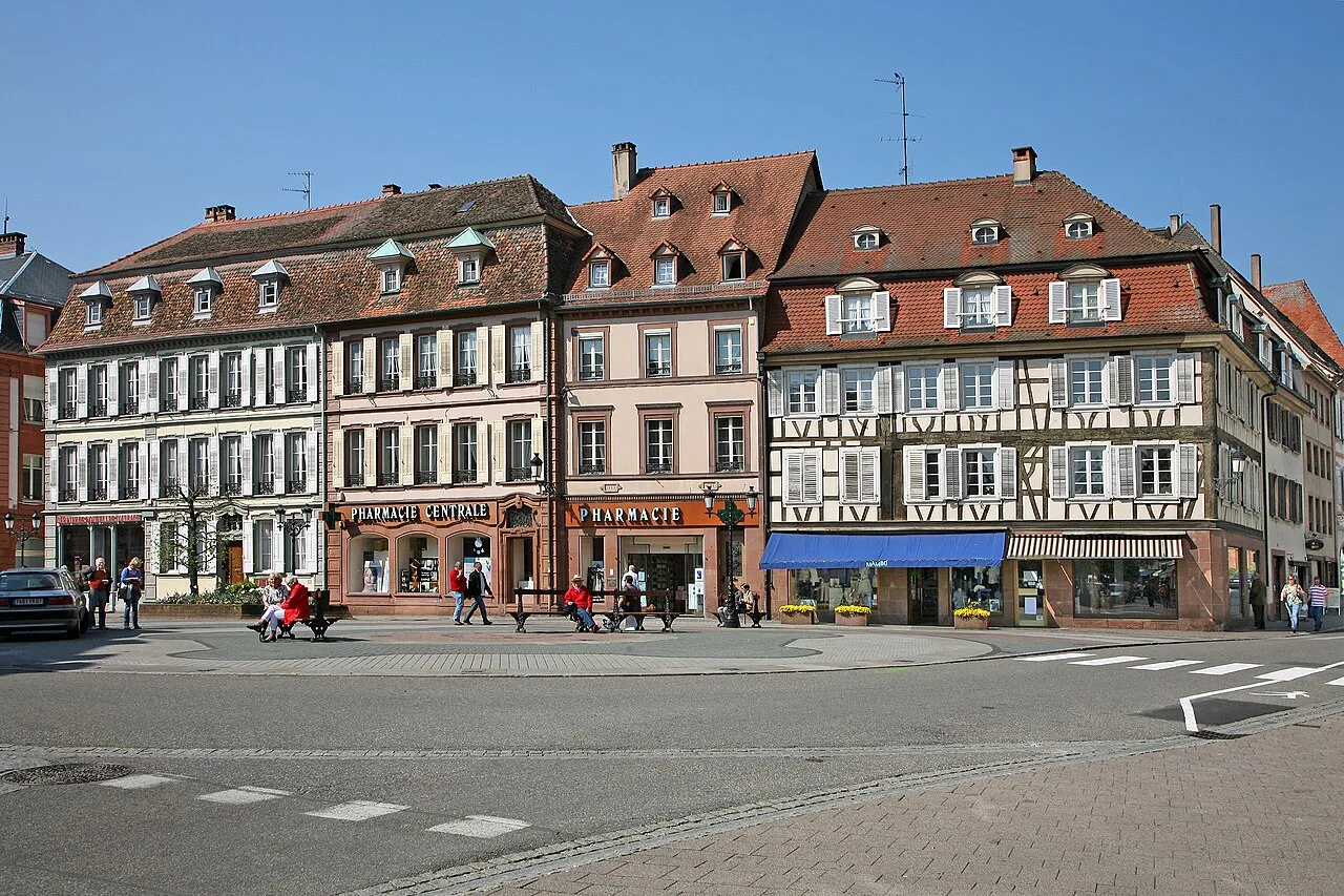 La place de la République à Wissembourg
