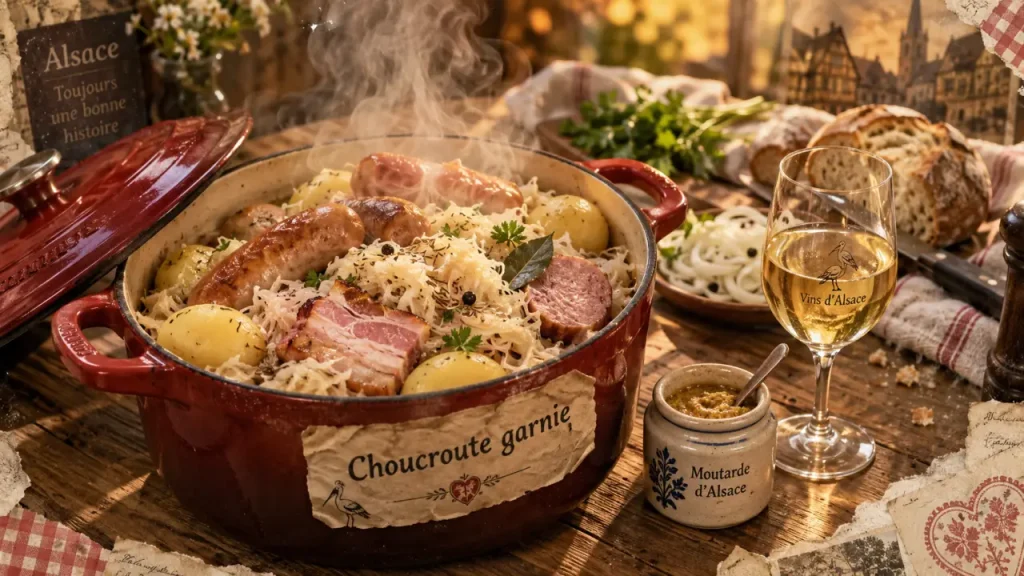 Quel plat alsacien choisir ? Choucroute, baeckeoffe ou tarte flambée selon l’occasion