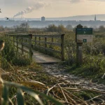 Que faire a saint louis alsace : roselières Petite Camargue et passerelle bois