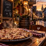 Que faire ce soir en Alsace : winstub alsacienne et tarte flambée fumante