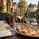 Que faire ce week end en alsace haut rhin : tarte flambée et vin à Colmar, Route des Vins