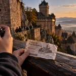 Que faire en alsace avec ado : photo au Haut-Koenigsbourg