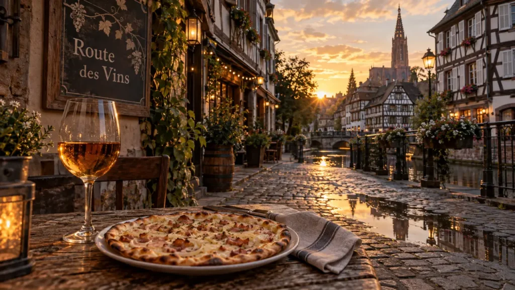 Que faire en alsace cette semaine : winstub à Strasbourg et route des vins, tarte flambée