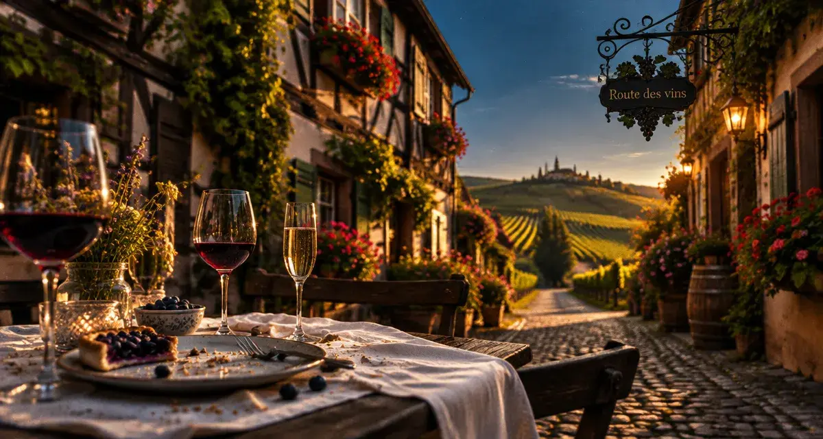 Que faire en Alsace en juillet : table de terrasse et route des vins, villages fleuris