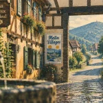 Que faire en Alsace quand il fait chaud : ruelle alsacienne à l’ombre