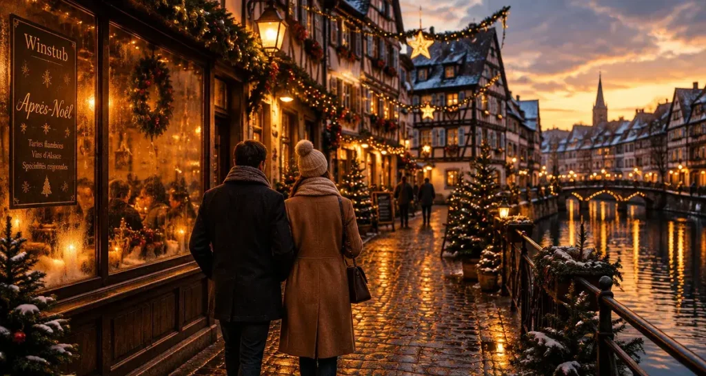 Que faire le 26 decembre en alsace : balade dans les ruelles illuminées, hiver et marchés prolongés