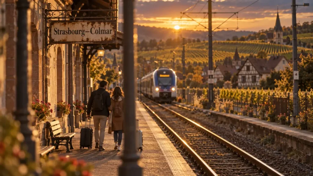 Visiter l’Alsace en train : villes, villages viticoles et escapades vosgiennes sans voiture